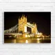 Tower Bridge at Night London Canvas Print