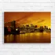 Brooklyn Bridge Sunset Skyline Canvas Print