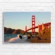 Golden Gate Bridge Coastal Scene Canvas Print