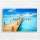 Tropical Pier Serenity Canvas Print