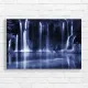 Enchanting Blue Waterfall Serenity Canvas Print