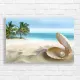 Tropical Pearl Paradise Beach Canvas Print