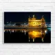 Golden Temple Amritsar Night View Canvas Print