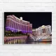 Las Vegas Bellagio & Caesars Palace Canvas Print