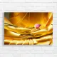 Golden Buddha Lotus Tranquility Canvas Print