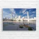 Grand Mosque Dubai Landscape Canvas Print