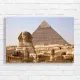 Majestic Sphinx & Pyramid Canvas Print