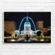 St. Louis Gateway Arch Nightscape Canvas Print