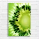 Vibrant Green Kiwi Slice Canvas Print