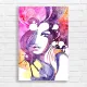 Bohemian Portrait Watercolor Canvas Print