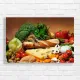 Fresh Produce & Gourmet Bread Canvas Print