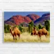 Desert Camels Outback Adventure Canvas Print