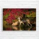 Majestic Wolf in Autumn Forest Canvas Print