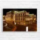 Vienna Opera House Night Cityscape Canvas Print
