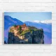 Meteora Monasteries Sky-High Serenity Canvas Print