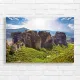 Majestic Meteora Rock Formations Canvas Print