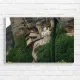Monastery Cliffside Serenity Canvas Print