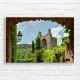 Charming European Ruins Canvas Print