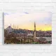 Istanbul Skyline Oil Painting Canvas Print