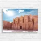 Ancient Petra Monastery Canvas Print