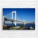 Iconic Rainbow Bridge Tokyo Canvas Print