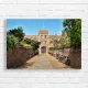 Historic Cambridge College Pathway Canvas Print