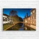 Cambridge Bridge Evening Serenity Canvas Print