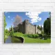 Historic Castle & River Wall Canvas Print