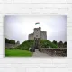 Majestic Castle Welsh Flag Canvas Print