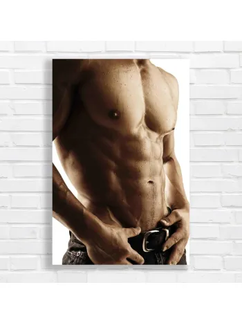 Ripped Physique Sweat & Grit Canvas Print