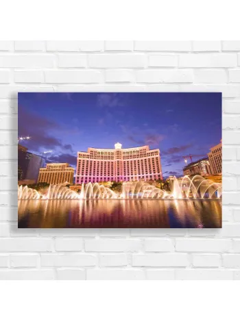Bellagio Fountain Las Vegas Canvas Print