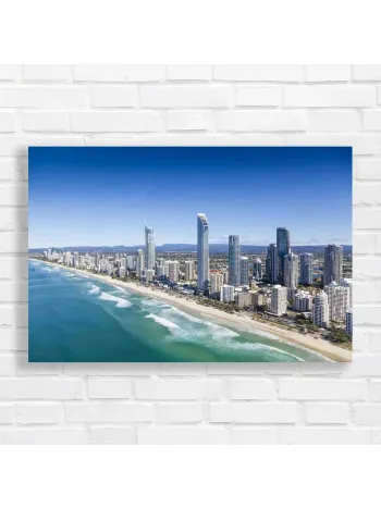 Gold Coast Skyline Beach Canvas Print