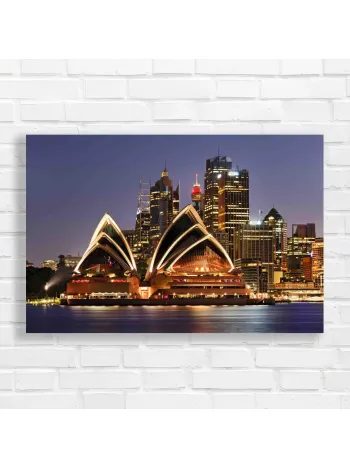 Sydney Opera House at Night Canvas Print