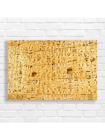 Ancient Egyptian Hieroglyphics Wall Art Canvas Print