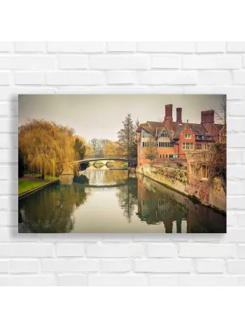 Cambridge Bridge Serenity Canvas Print